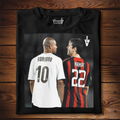 Camiseta Adriano e Kaka