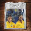 Camiseta Neymar e Ronaldinho